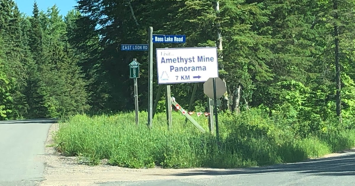 Digital Rockhound's Companion Site Panorama Amethyst Mine, Shuniah