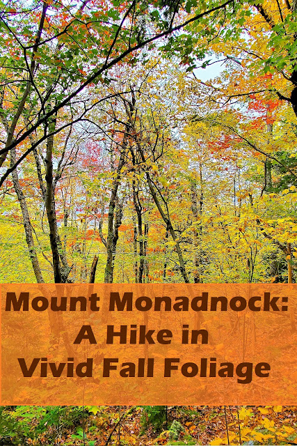 mount monadnock hike in vivid fall foliage