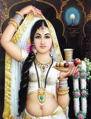 Indian Art Painting: A Beautiful Rajasthani Women 2