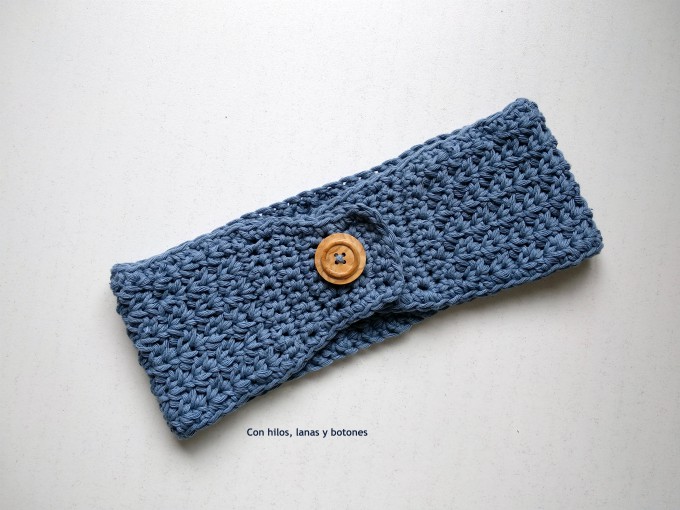 Con hilos, lanas y botones: Cinta aperta - cinta ancha para el pelo (patrón gratis)