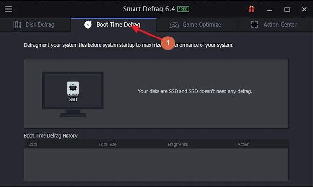 برنامج smart defrag لاعادة تنظيم بيانات الهارد ليجعله اسرع ويطيل عمر الهارد ديسك برنامج smart defrag لاعادة تنظيم بيانات الهارد ليجعله اسرع ويطيل عمر الهارد ديسك