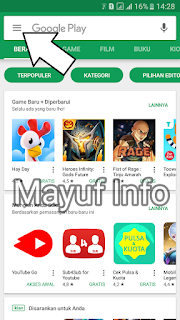 Cara Mengatasi/Menghentikan Download Update Aplikasi Otomatis Di Google Play Store Android