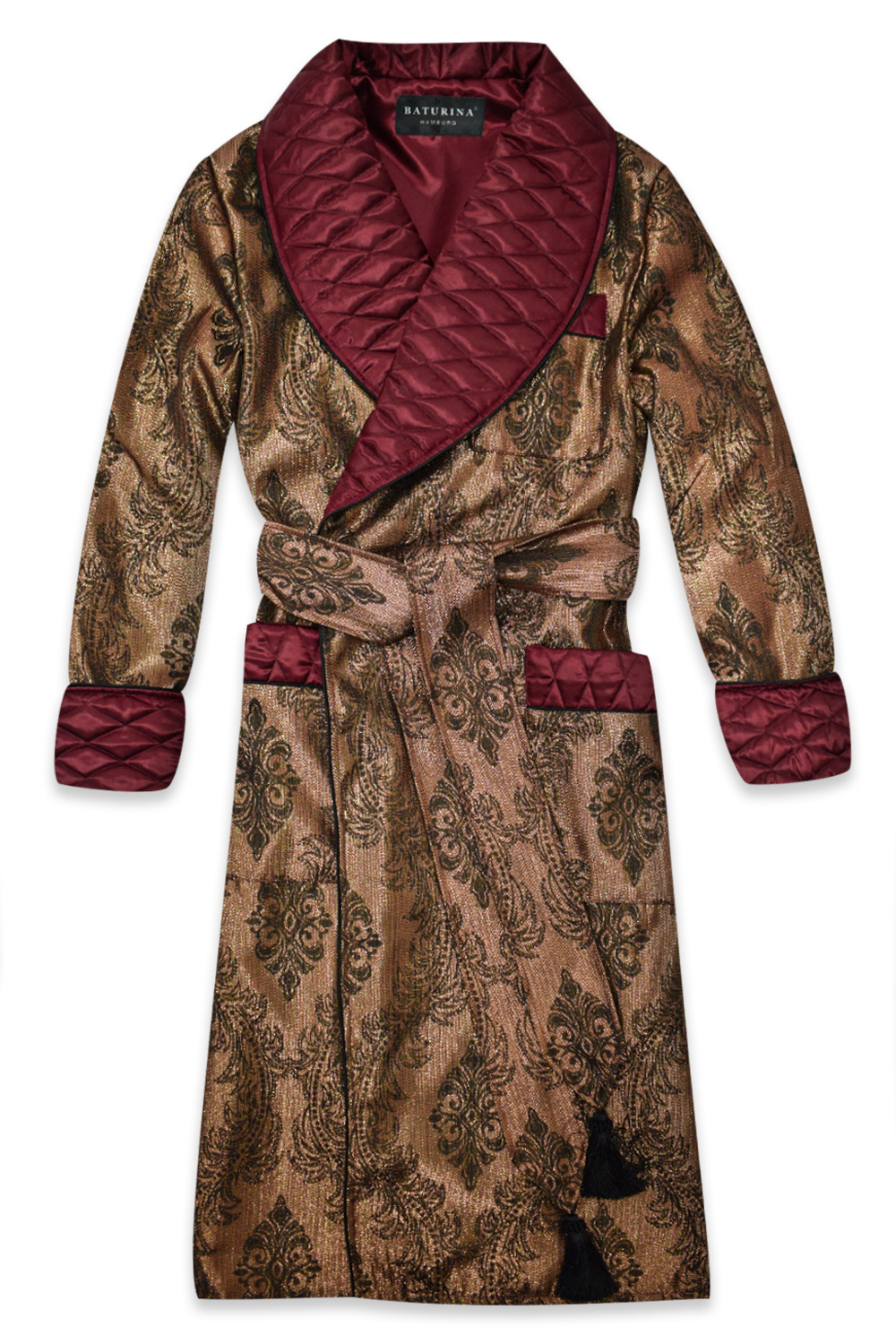 Buy Burgundy Red Herringbone Textured Supersoft Dressing Gown from Next  Luxembourg