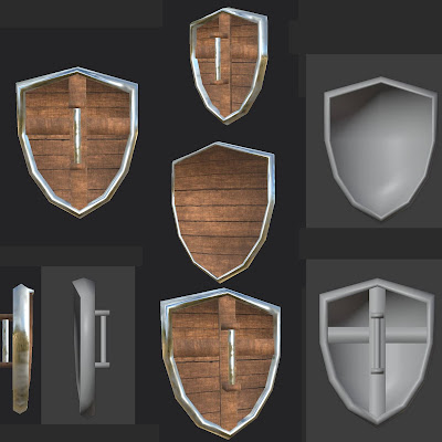 Wood Shield Rendering