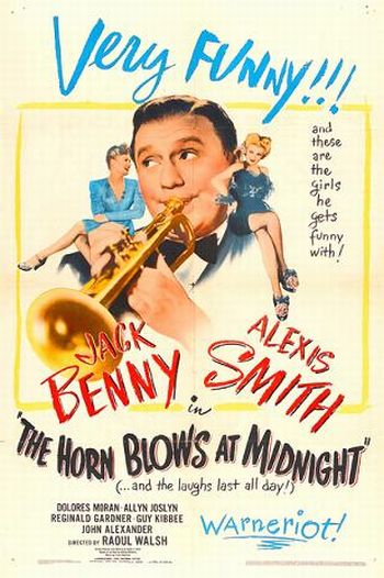 the horn blows at midnight poster