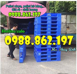 Cty sản xuất pallet nhựa cũ, mua palet nhua cu o dau, palelt o dau gia re, pallet nhua cu gia re, p