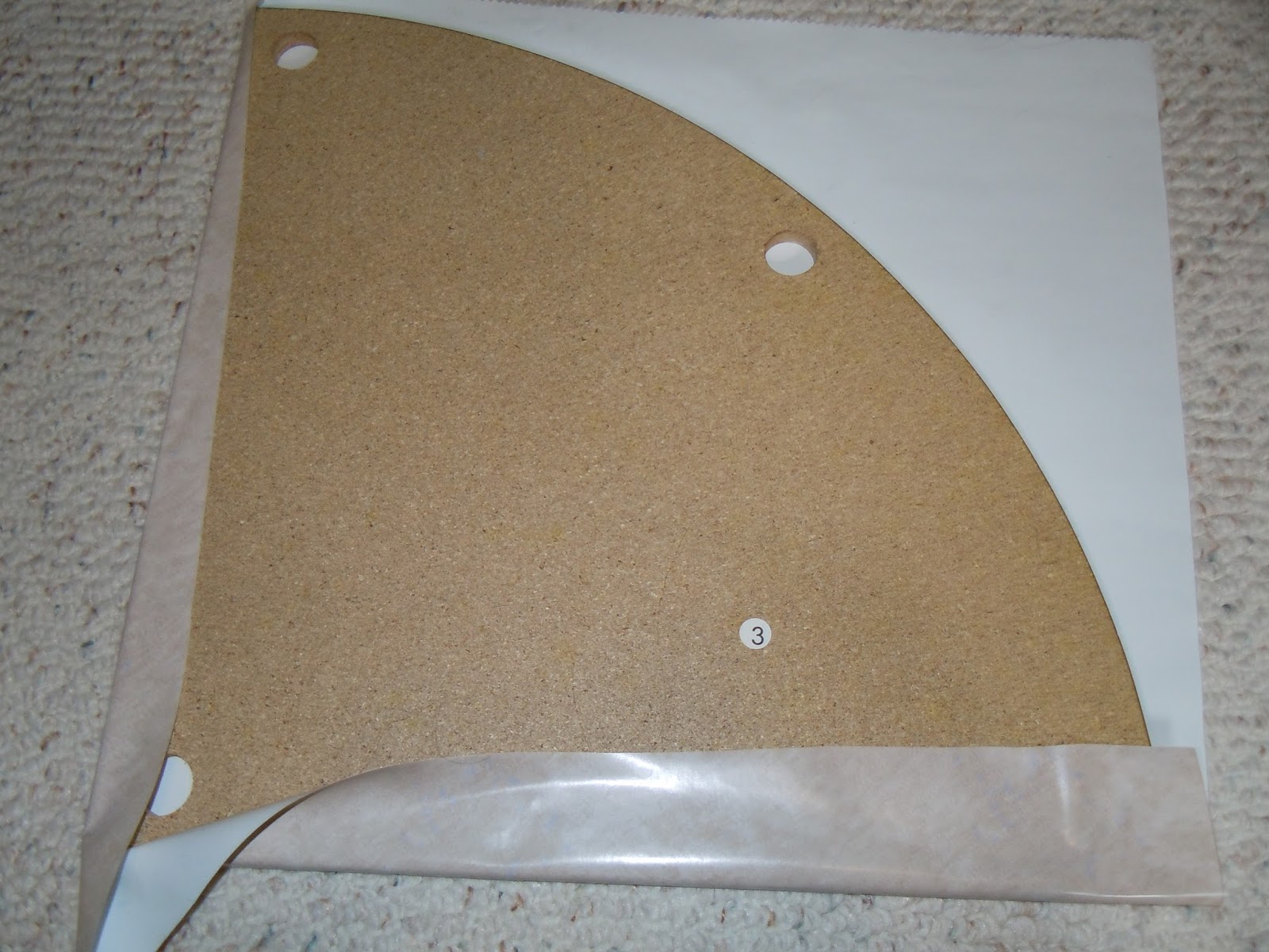 How to Makeover an End or Corner Table Using Contact Paper