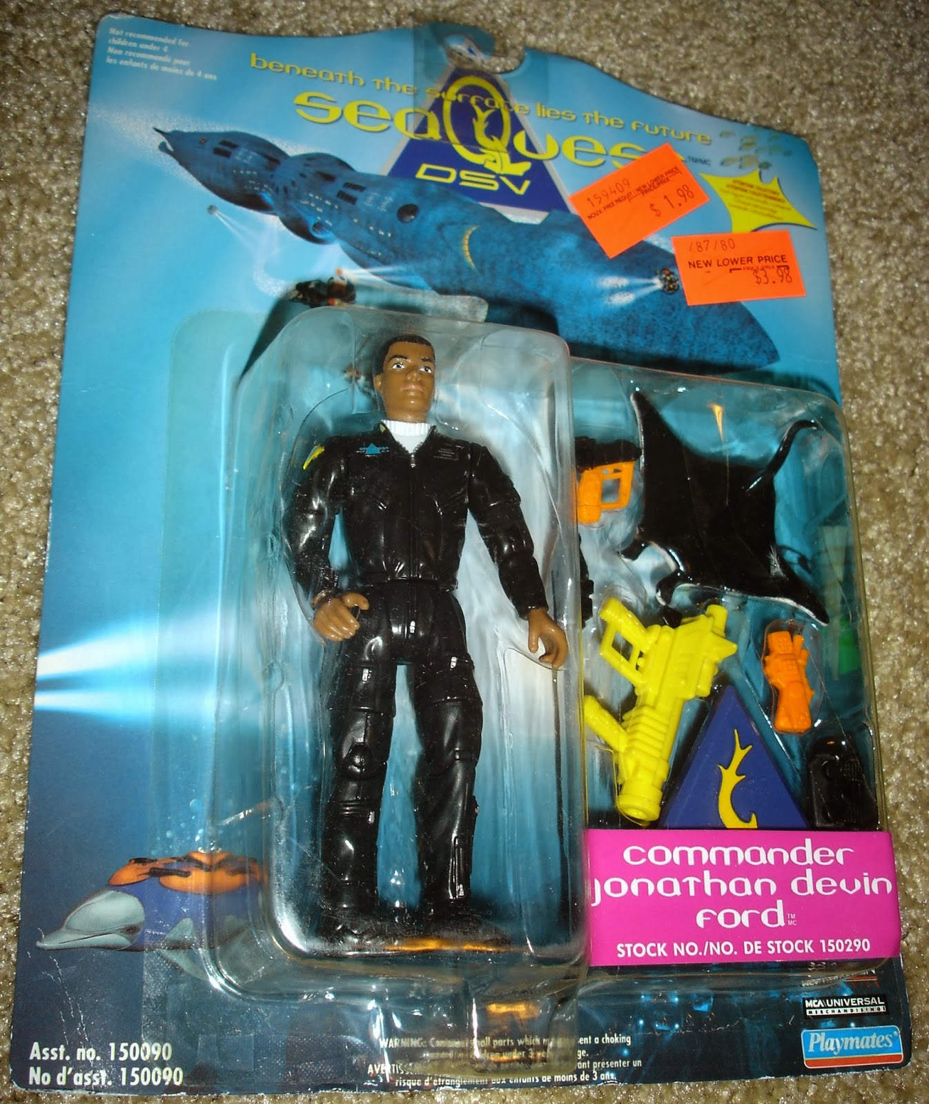 seaQuest Merchandise, Props, and Scripts seaQuest Action Figures