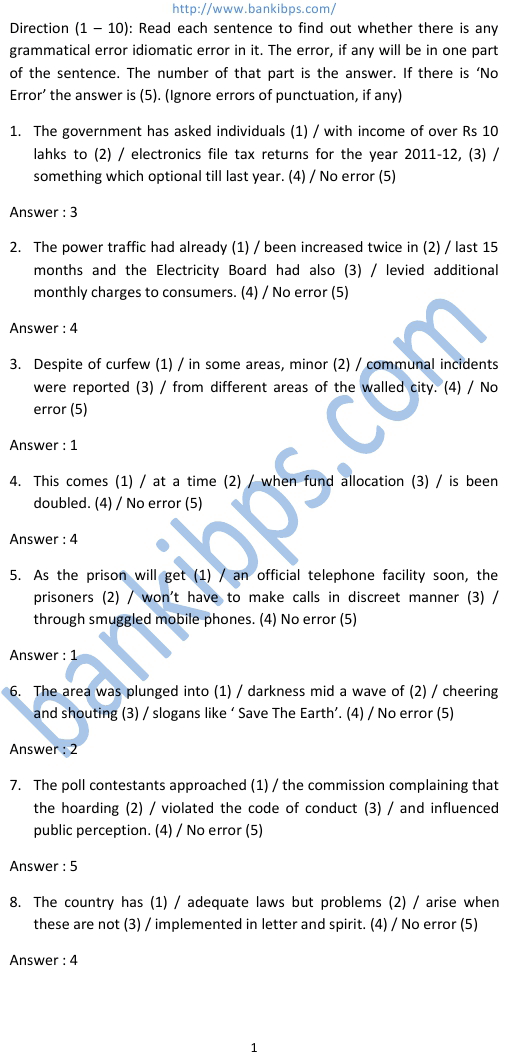 ibps po previous solved question papers