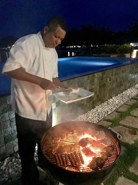 Chef BBQ experience, Mauritius, chef Gino