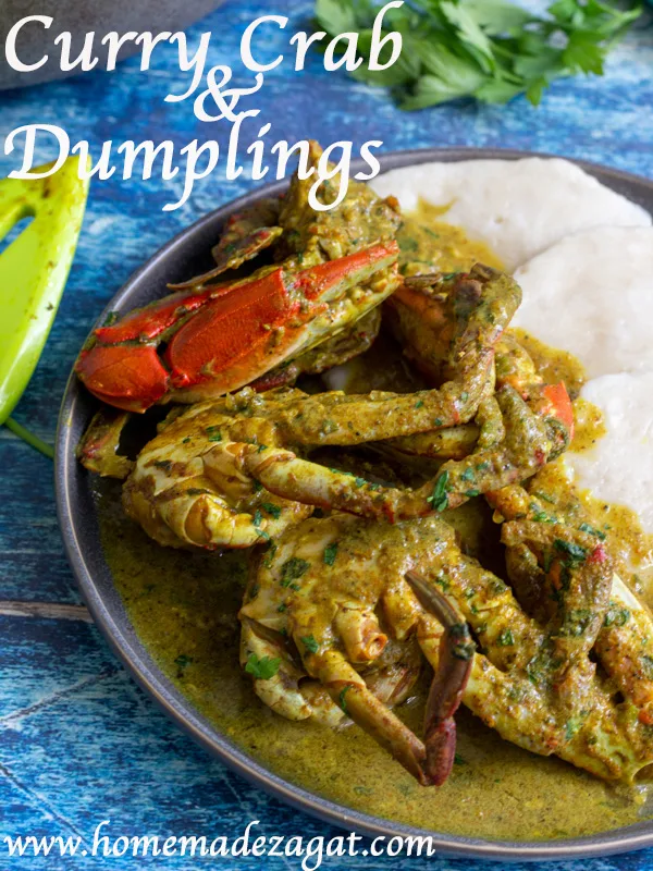 Recipe for Tobago curry crab and dumpling