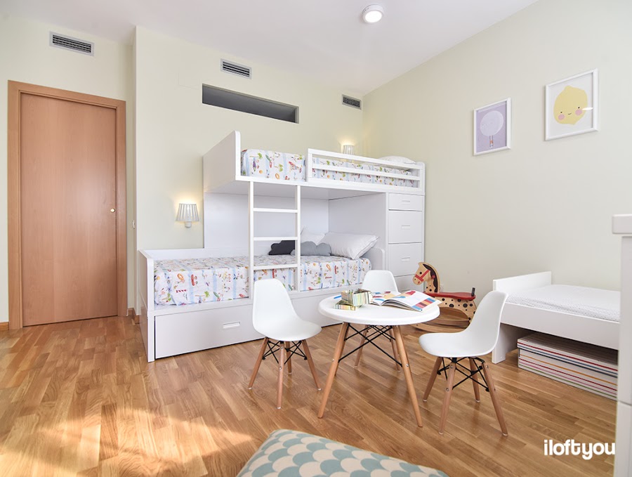 Habitación para tres niños