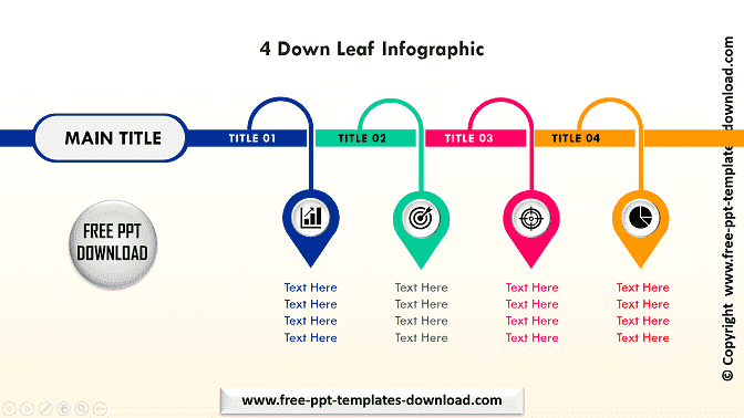 4 Down Leaf Infographic Light