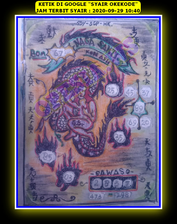 1 New Message Kode Syair Hongkong 29 September 2020 Forum Syair Togel Hongkong Singapura Sydney