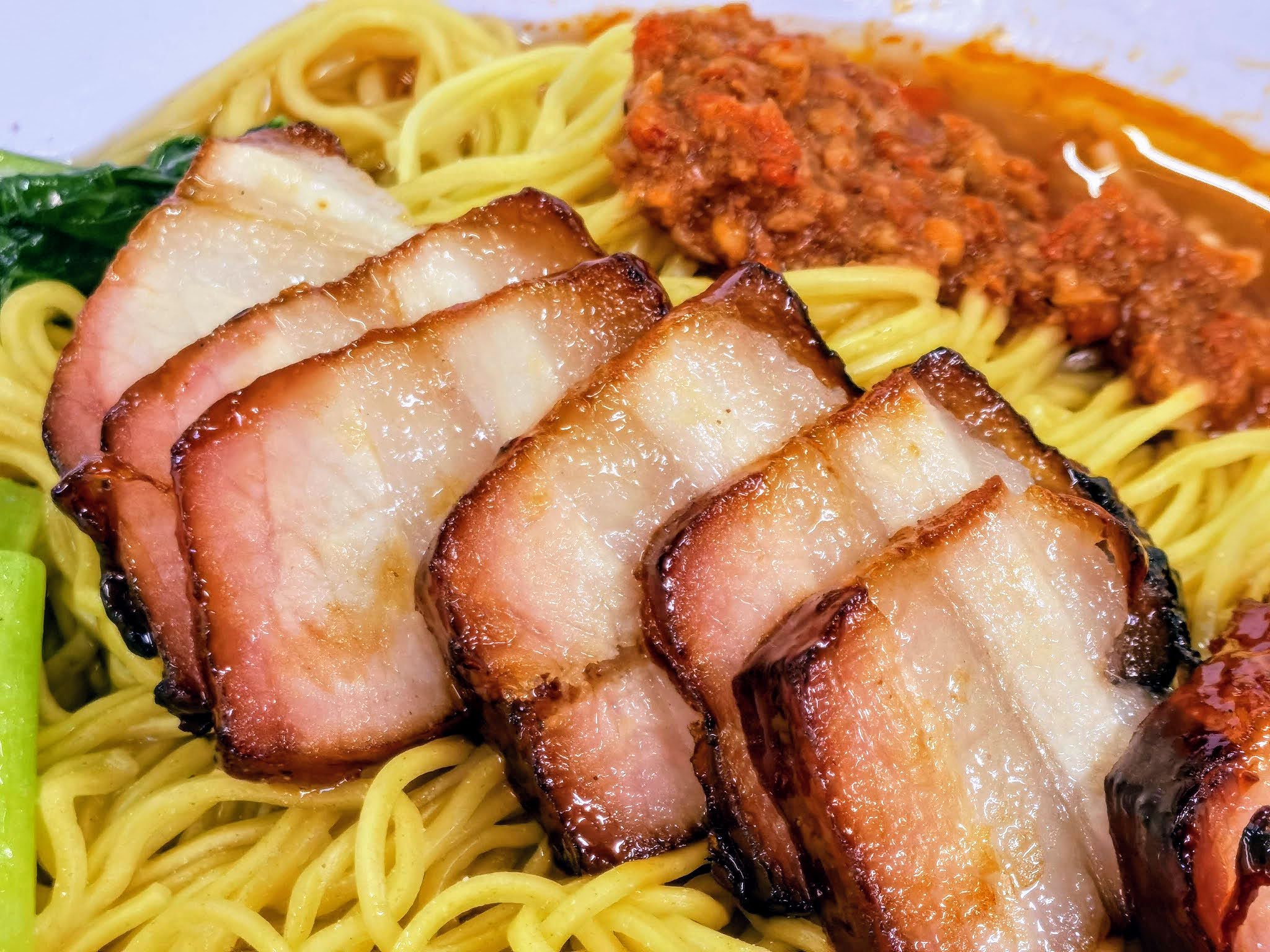 When Pigs Can Fly Bu Jian Tian Char Siew Wanton Noodle In Singapore Johor Kaki Travels For Food