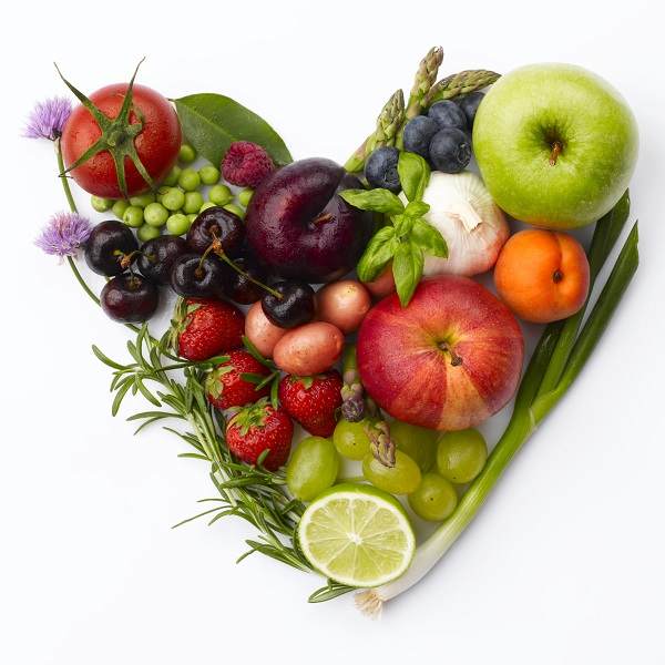 Variety of Healthy Foods for the Heart