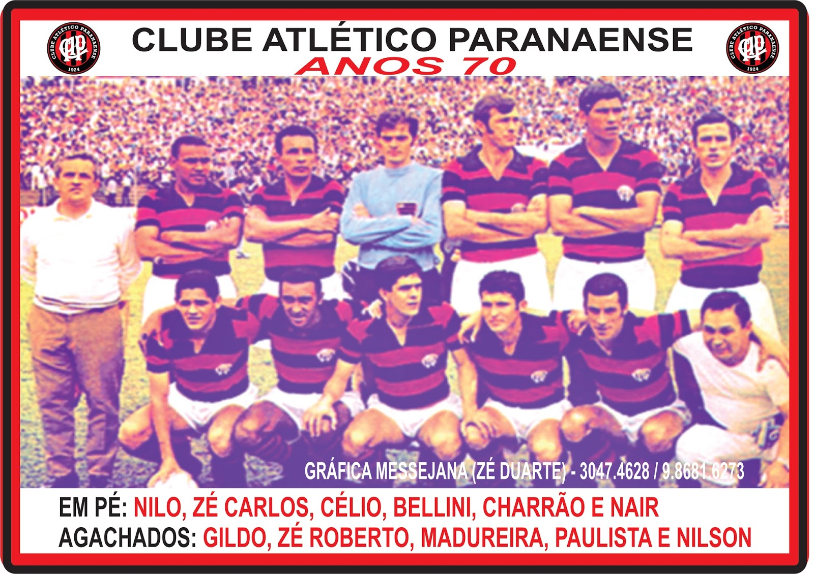 Blog do Zé Duarte CLUBE ATLÉTICO PARANAENSE CURITIBA PR.