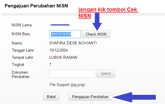Cara Mengubah Nisn Dapodik Yang Berbeda Dengan Ijazah Melalui Verval Pd Info Pendidikan Terbaru