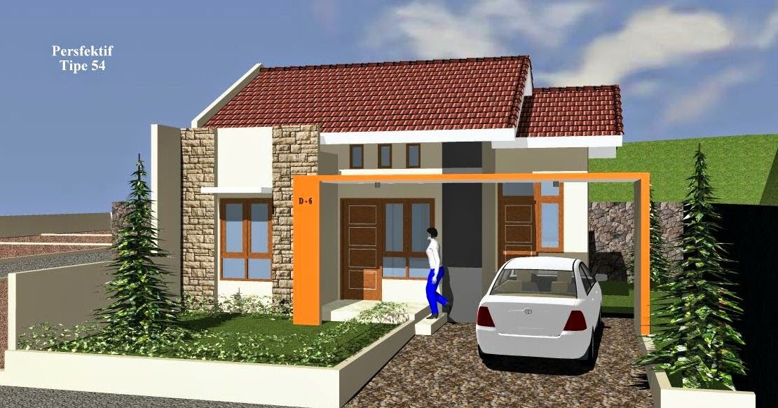 Contoh Desain Rumah Tipe 54 - DESAIN RUMAH