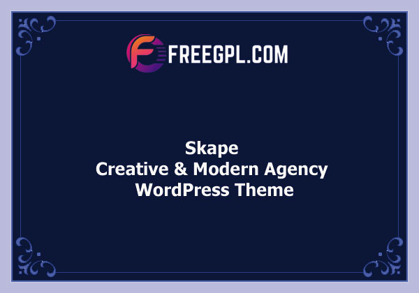 Skape – Creative & Modern Agency WordPress Theme Nulled Download Free