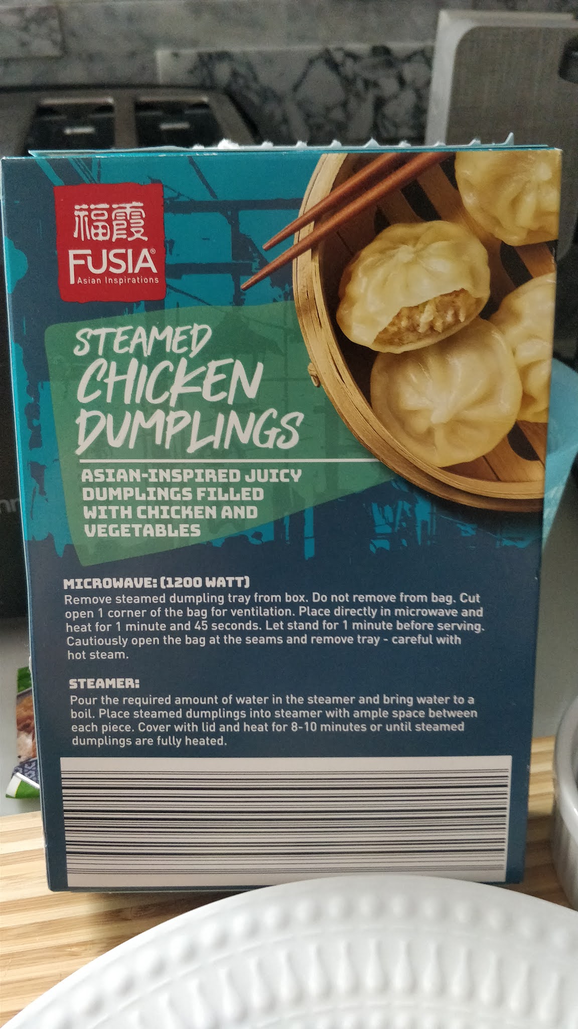 Aldi Fusia Steamed Chicken Dumplings 2.75
