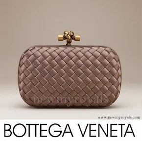 Crown Princess Mary carried Bottega Veneta Knot Clutch