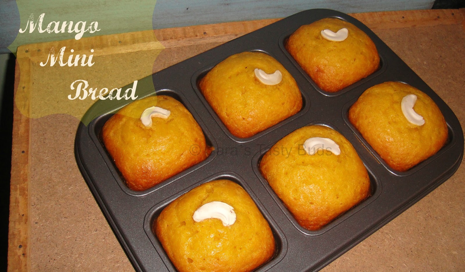 SARA'S TASTY BUDS Eggless Mini Mango Bread BreadBakers