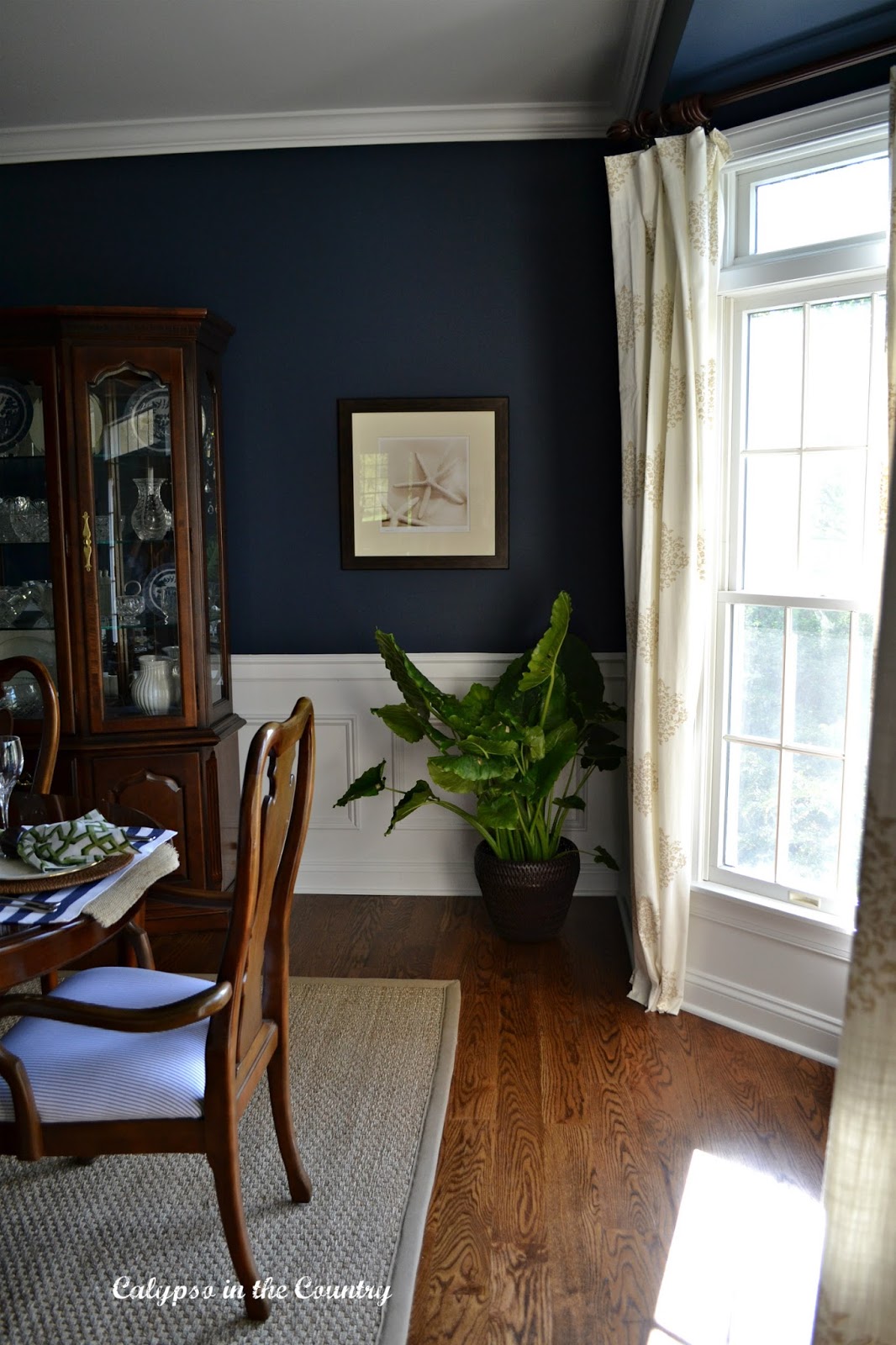 Navy Dining Room British Colonial Style Navy Dining Room British Colonial Style