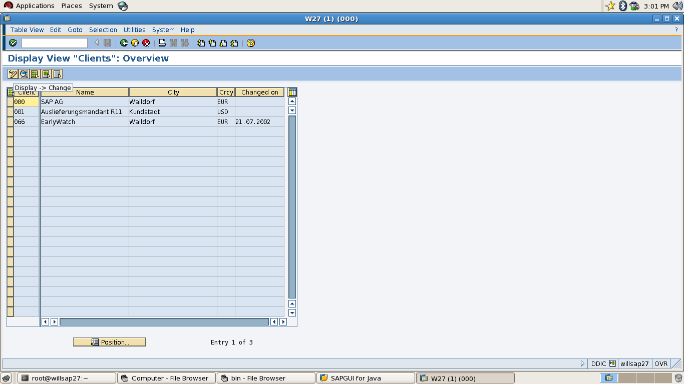 SAP Client Creation (SCC4) & Logical system (BD54) in SAP