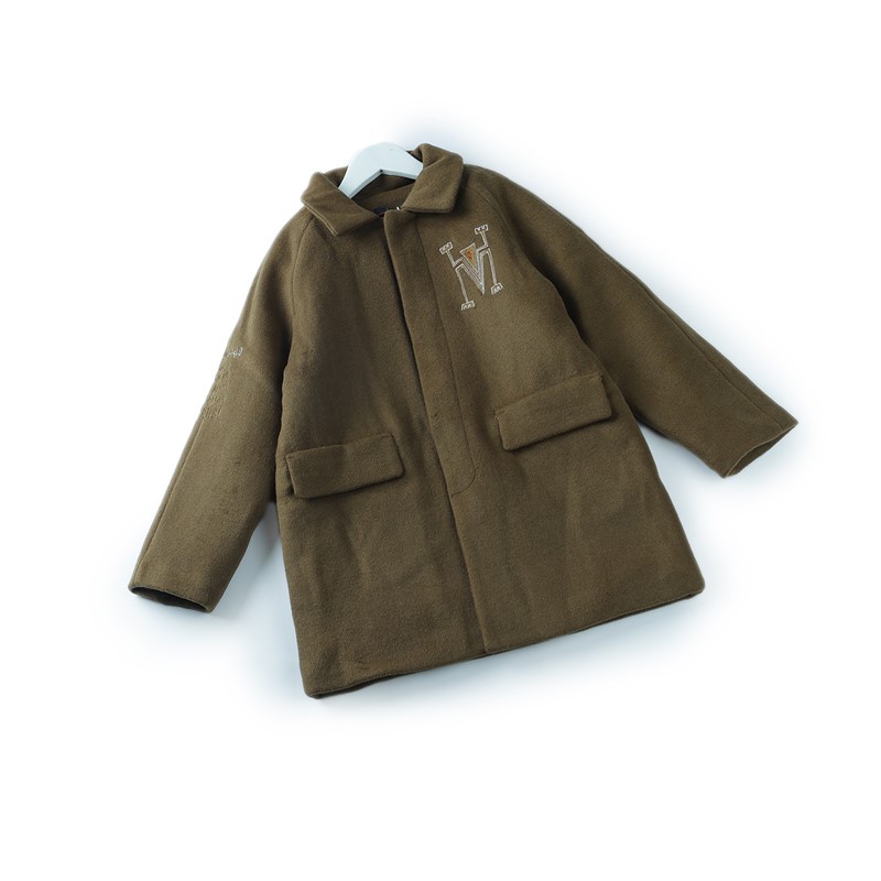 Áo Khoác Thu Đông Trẻ Em Dạ Tay Dài Có Túi - BELDINO 158180 2 3 81