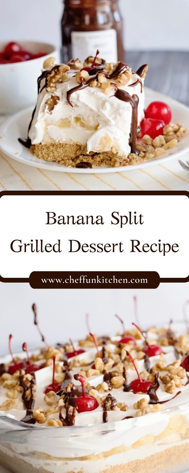 Banana Split Grilled Dessert Recipe Banana Split Grilled Dessert Recipe
