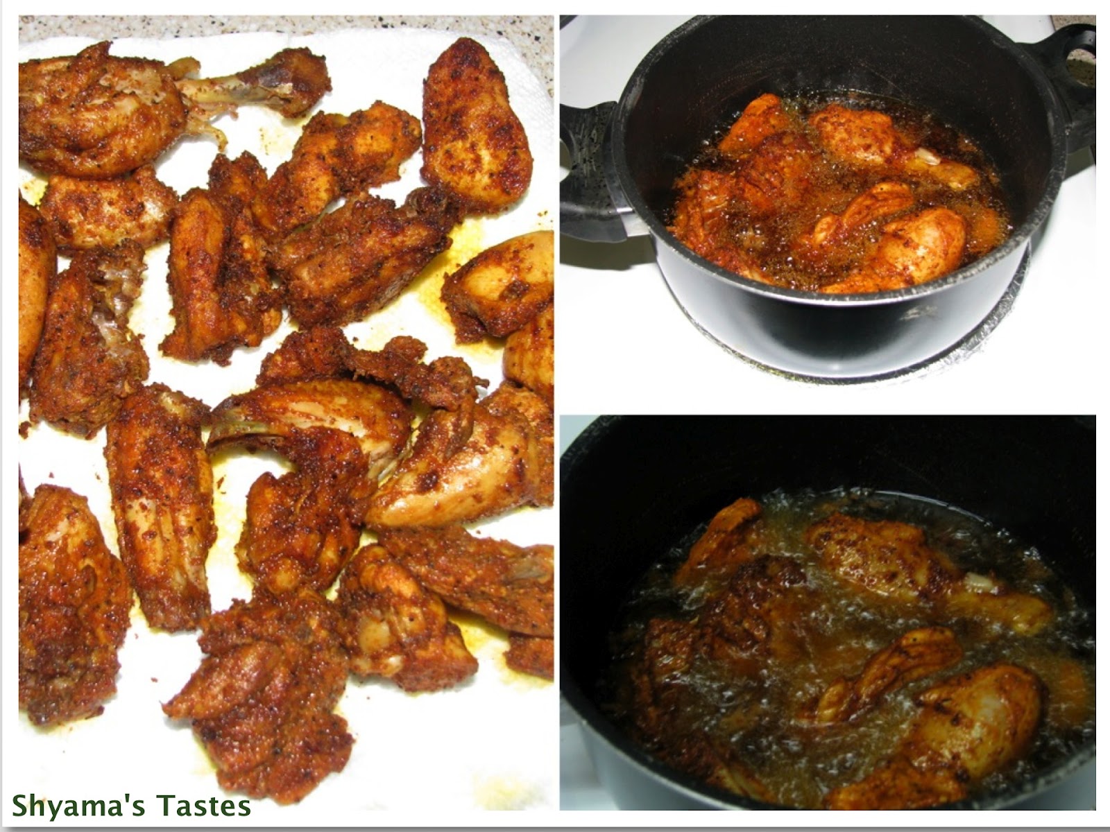 Shyama's Tastes: Chicken Roast- Kerala Style