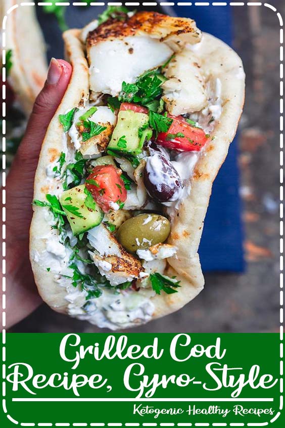 Grilled Cod Recipe, GyroStyle YummyUpdate63