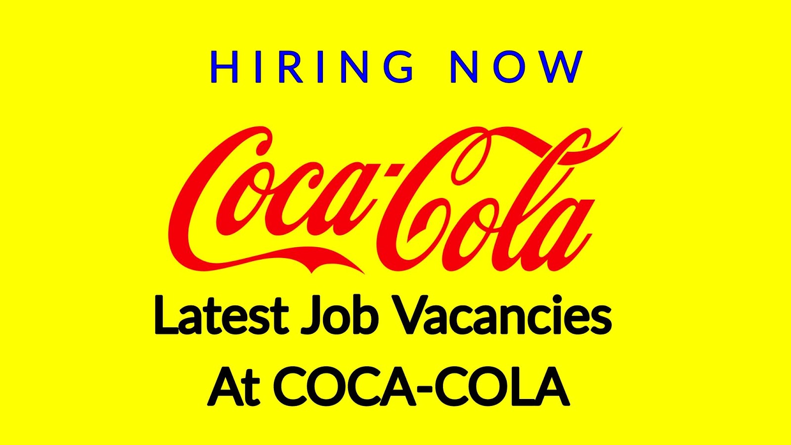Coca Cola Career Freejobalert Job Alert Jobs Search Recruitment Employment Job Vacancies