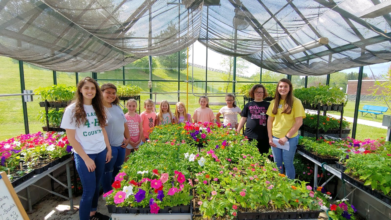 4H in Pulaski County, Virginia Pulaski 4H Garden Club Greenhouse