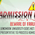 Landmark University Disclaimer 2020/2021: Beware of Fraudsters