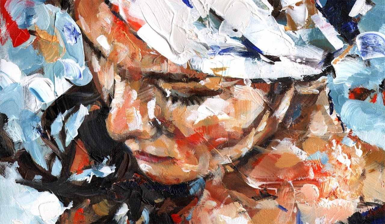 портрет женщины мастихином. галерея наши художники. алматы улица арбат. цдх выставки. картина ван гога алискамп.