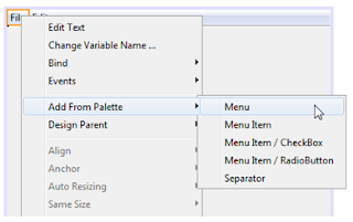 Penggunaan Menu Bar Pada Java Netbeans