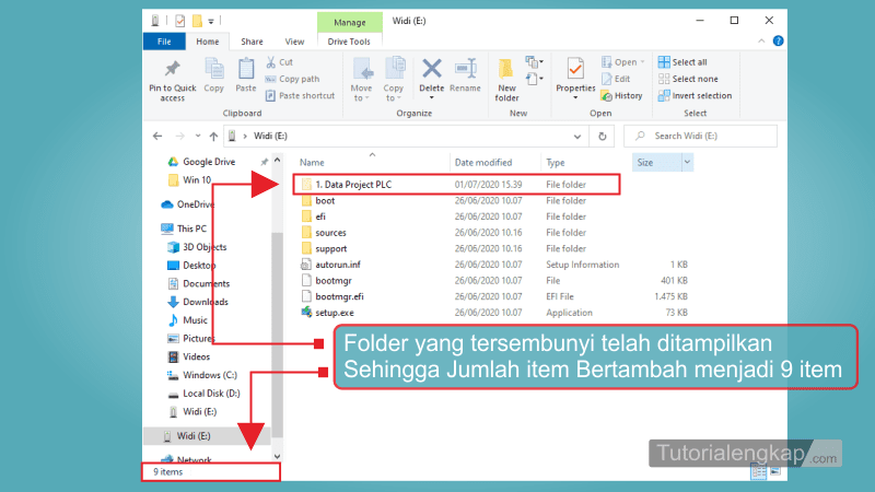 Tutorialengkap 5 cara menampilkan File dan Folder Tersembunyi pada Windows 7, windows 8, Windows 10