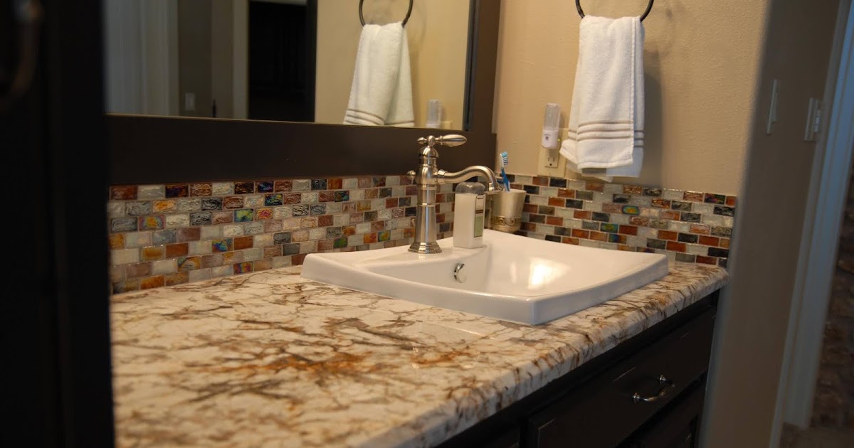 Bathroom Vanity Granite Backsplash Bathroom and Garden