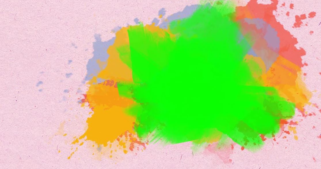 Green screen colorful ink splatter photo slideshow Best ink splatter slideshow all web