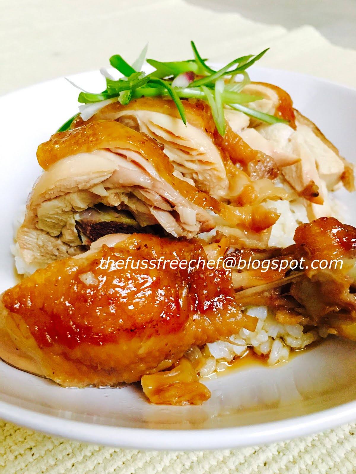 the FUSS FREE chef Braised Chicken with Soy Sauce and Tong Kwai