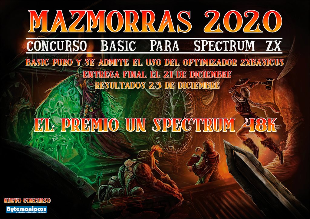 Mazmoras 2020 - Concurso BASIC Spectrum ZX