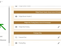 Cara Menampilkan Widget di Halaman Tertentu Blogger