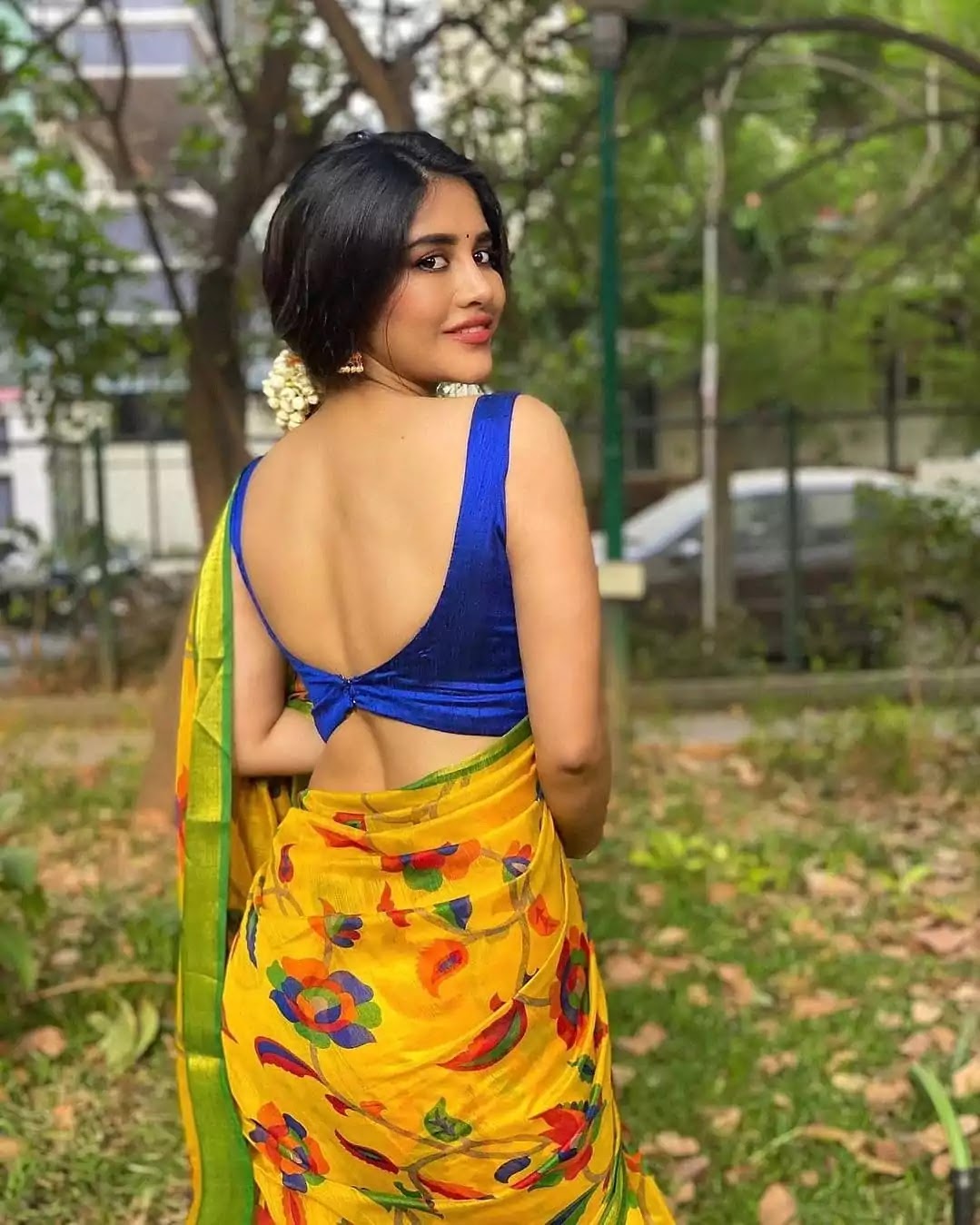 nabha-natesh-in-yellow-saree nabha-natesh-in-yellow-saree