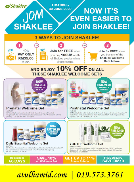 Promosi Shaklee Mac 2020