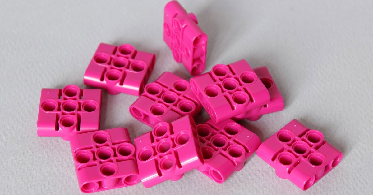 LEGO New Lot of 20 Magenta 2x4 Friends Plate Pieces 