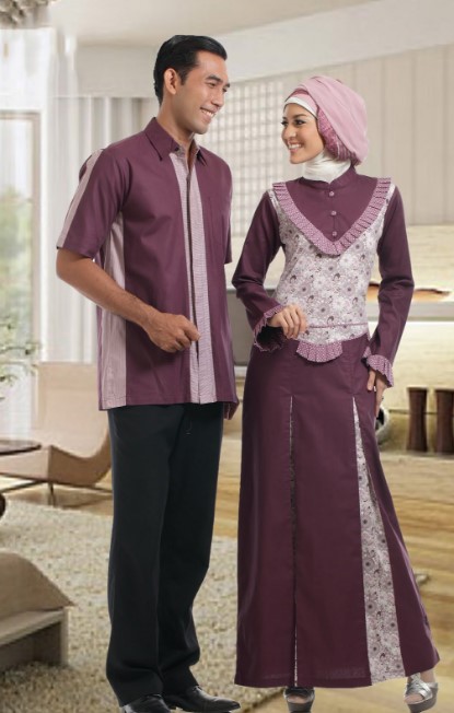 20 Model Baju Batik Kombinasi Polos terbaru 2020 