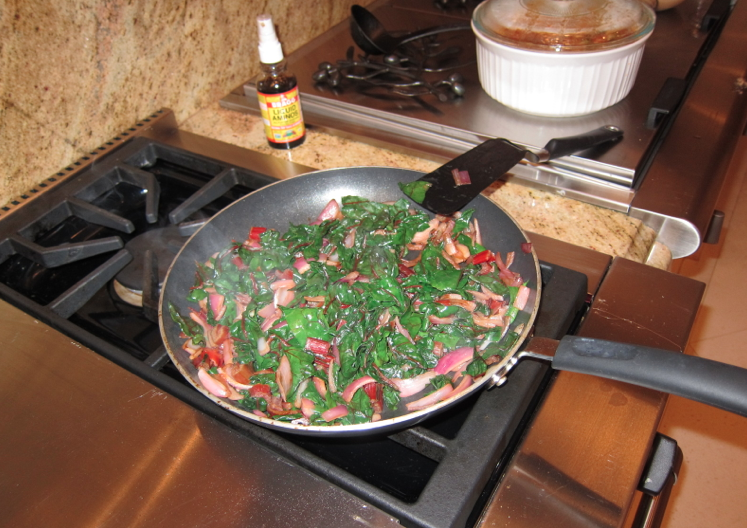 Eating Healthy Swiss Chard & Tilapia SHE IS PREGNANT