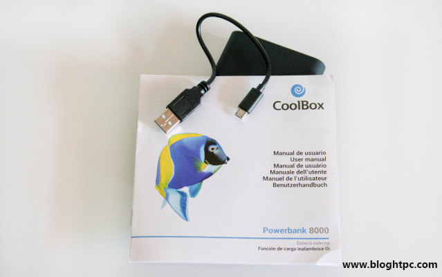 Accesorios Powerbank CoolBox 8000 Qi